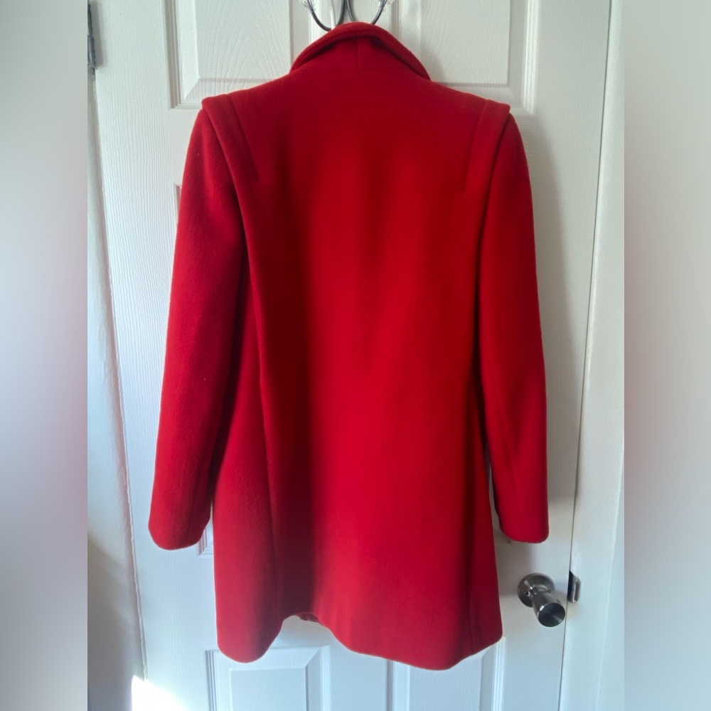 Red Wool Coat 🎈 - Picture 2 of 8
